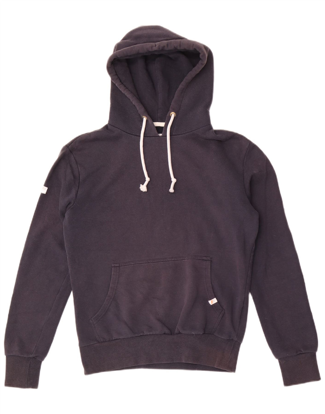Męski sweter z kapturem Superdry, mały, granatowy, bawełniany