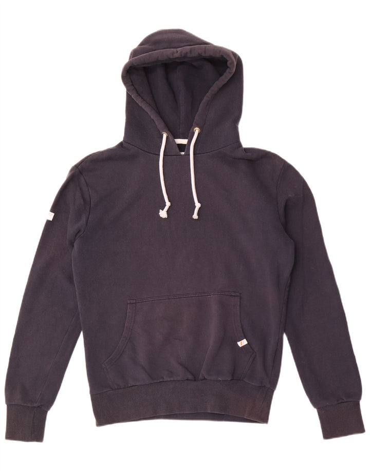 Męski sweter z kapturem Superdry, mały, granatowy, bawełniany