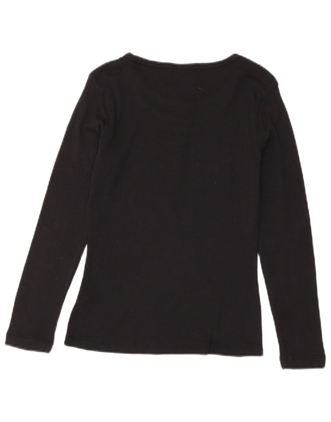 Top damski Champion Women Heritage Classics z długim rękawem, UK 12, średni czarny, bawełniany