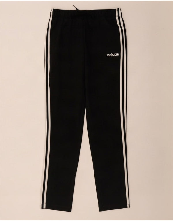 Męskie spodnie dresowe Adidas, średnie czarne, bawełniane