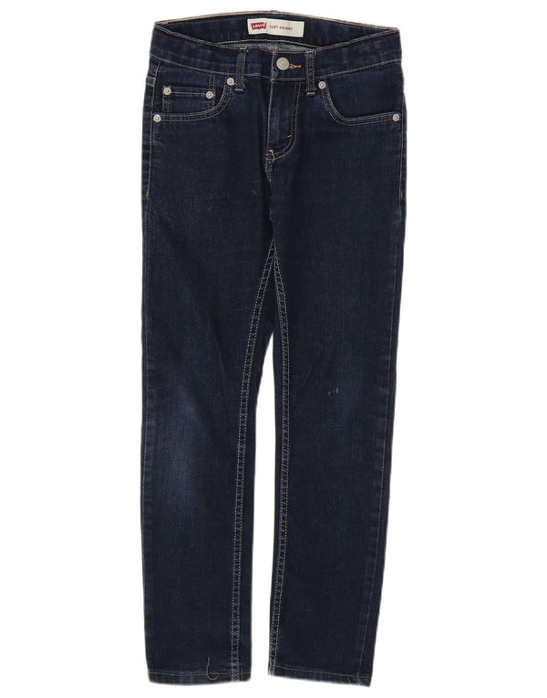 Levi's Boys 510 Skinny Jeans 9-10 lat W26 L24 Granatowa Bawełna