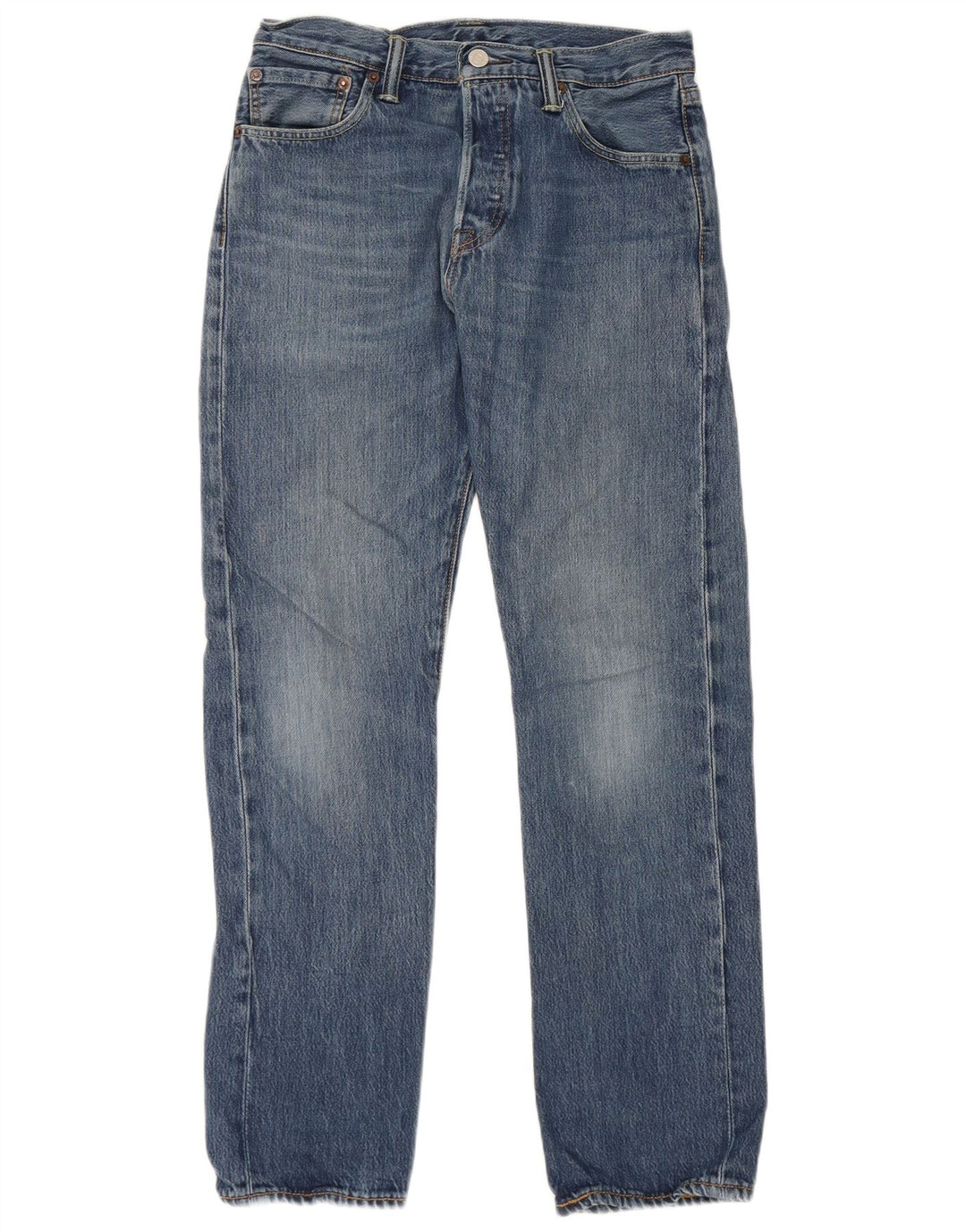 Męskie jeansy Levi's 501 Straight W29 L30 Niebieskie bawełniane