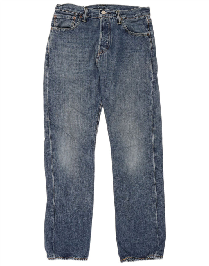 Męskie jeansy Levi's 501 Straight W29 L30 Niebieskie bawełniane