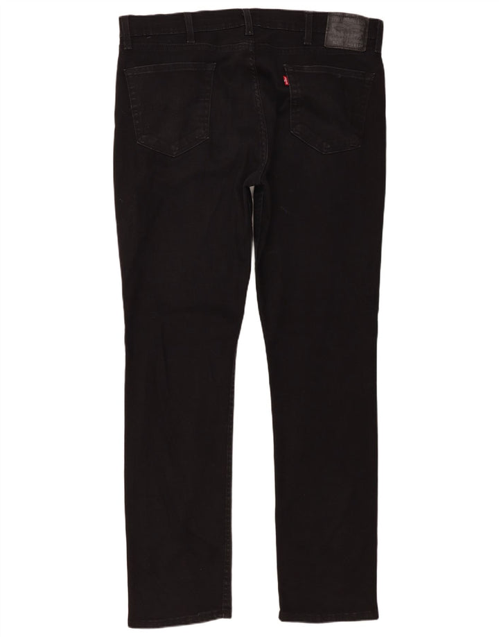 Męskie jeansy Levi's 511 Slim W38 L34 Czarna bawełna