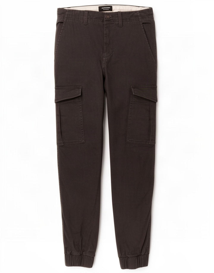 Męskie spodnie cargo Jack & Jones Joggers W28 L29 Szara bawełna