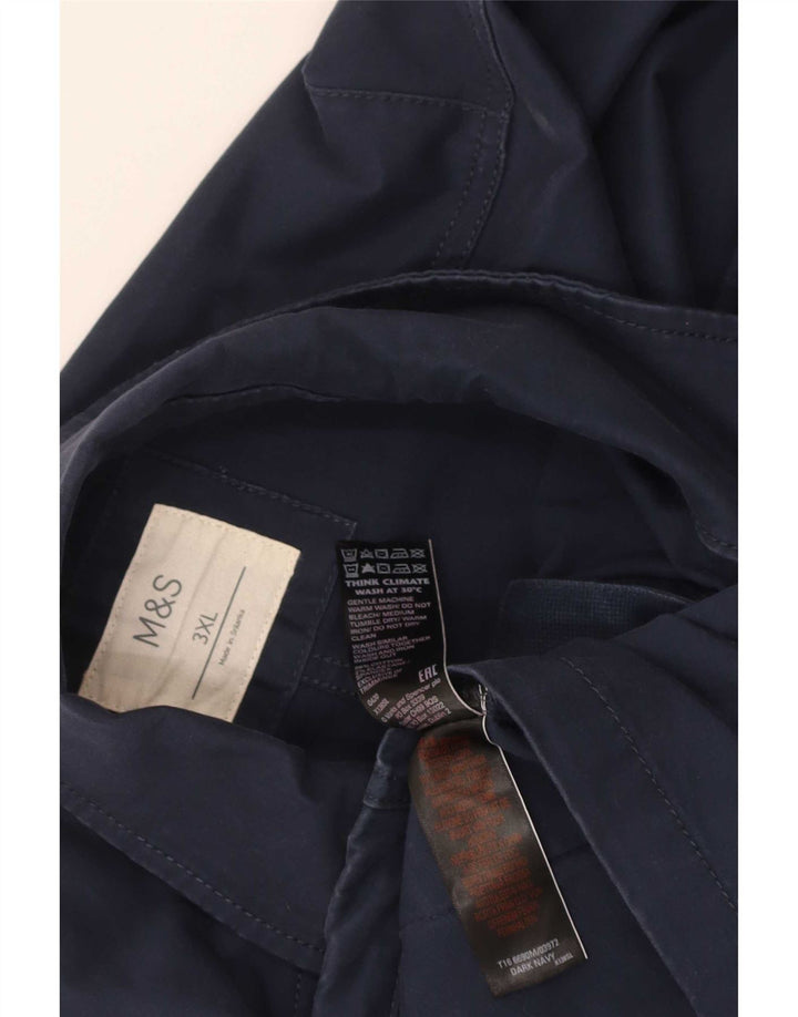 Męska kurtka użytkowa Marks & Spencer UK 46 3XL Granatowa, bawełniana