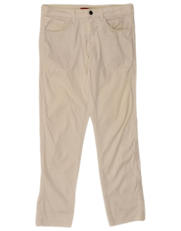 Męskie spodnie typu slim casual Zara EU 40 Medium W31 L29 białe