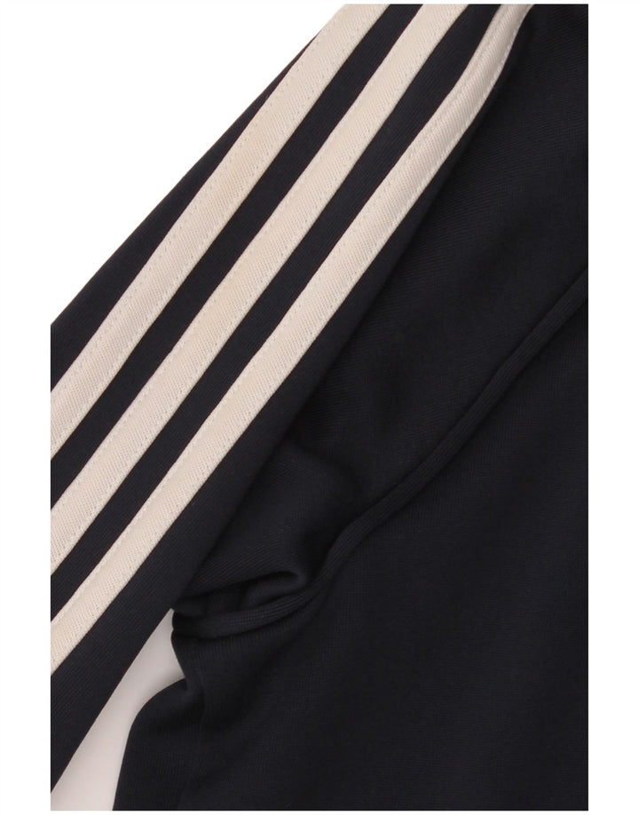 Adidas Męska bluza dresowa, duża granatowa, poliestrowa