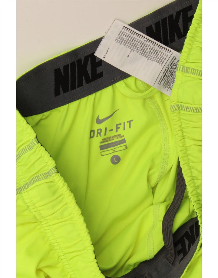 Męskie spodenki sportowe Nike Dri Fit, duże, zielone, z poliestru