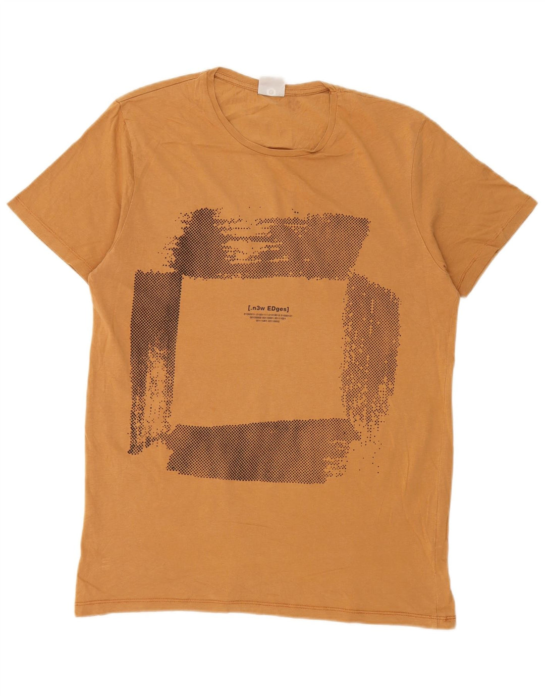 Męski T-shirt z grafiką Jack & Jones, duży, żółty
