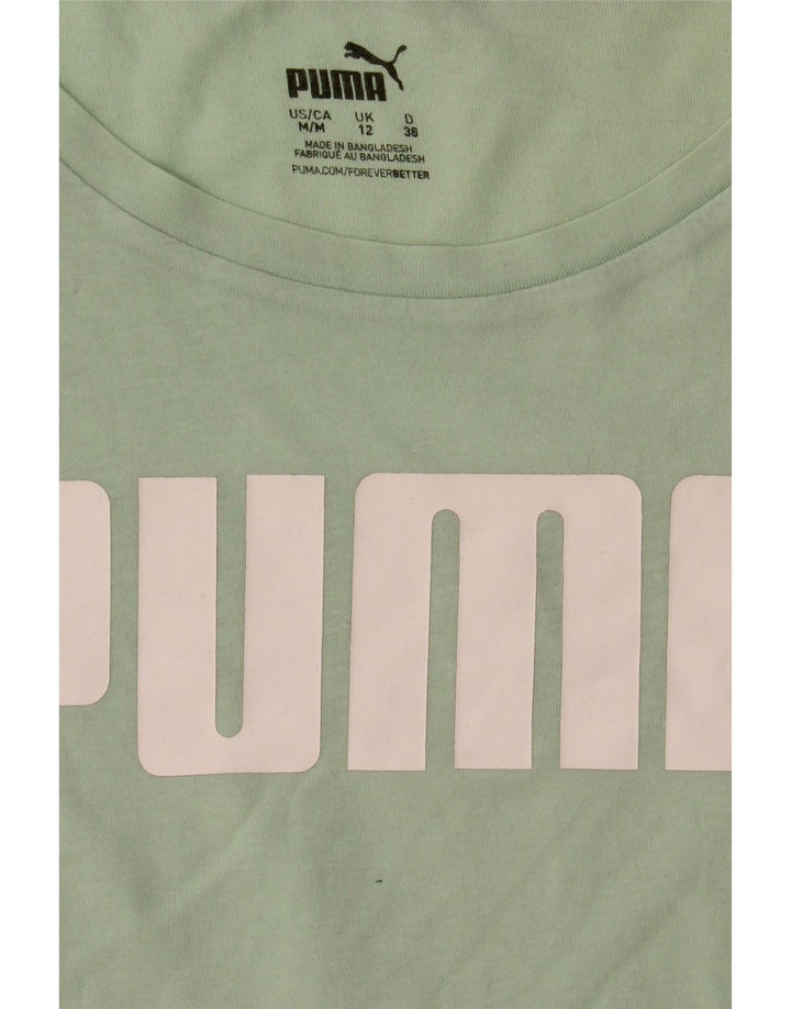 Damska koszulka z grafiką Puma Top UK 12 Średnia zieleń