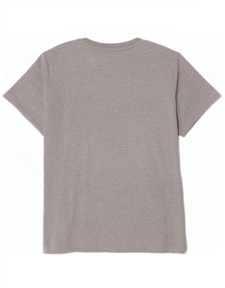 Chłopięcy T-shirt z grafiką Moncler, 6-7 lat, szary