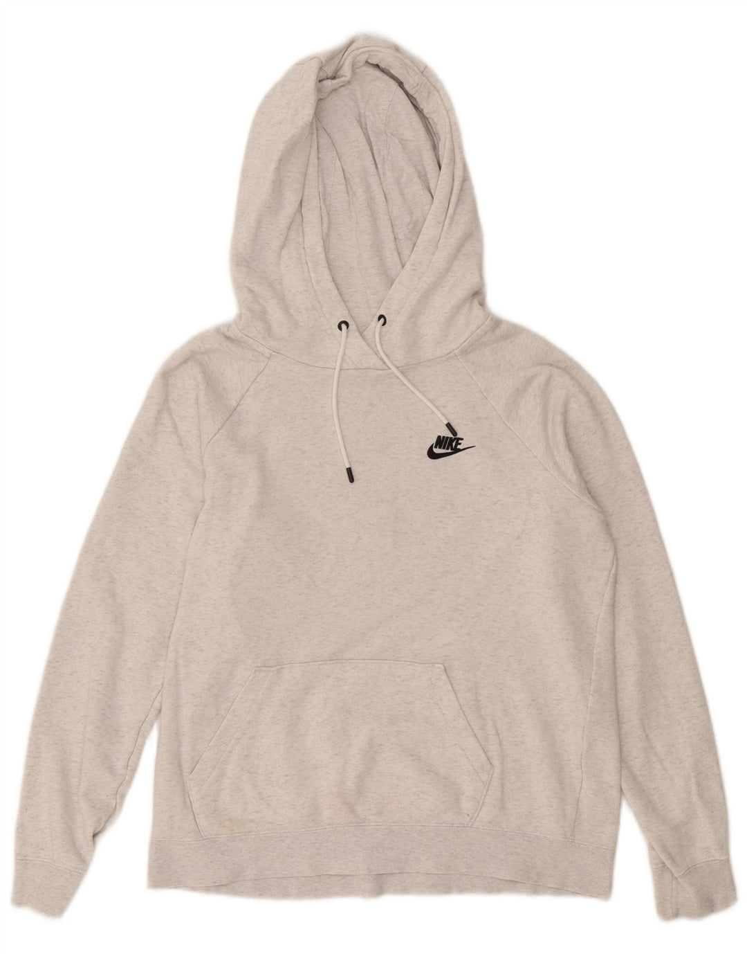 Damski sweter z kapturem Nike UK 14, średnioszary, bawełniany