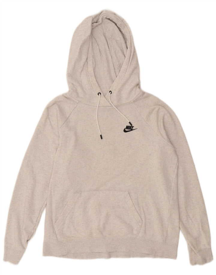Damski sweter z kapturem Nike UK 14, średnioszary, bawełniany