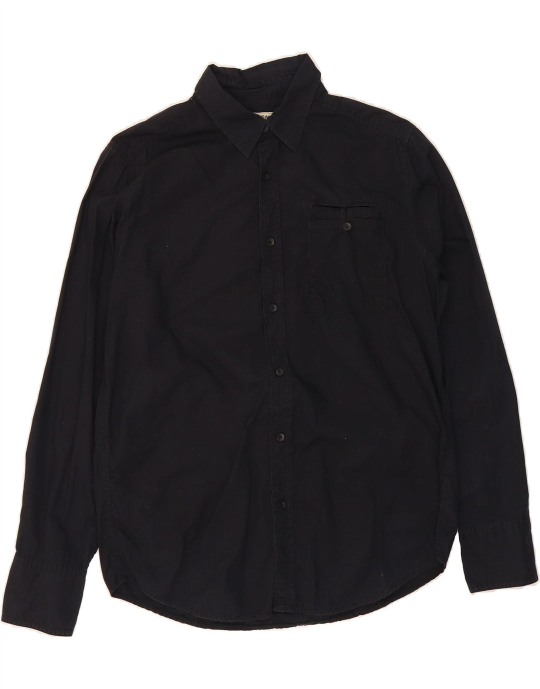 DKNY Mens Graphic Shirt Medium Black Cotton Vintage Dkny and Second-Hand Dkny from Messina Hembry 