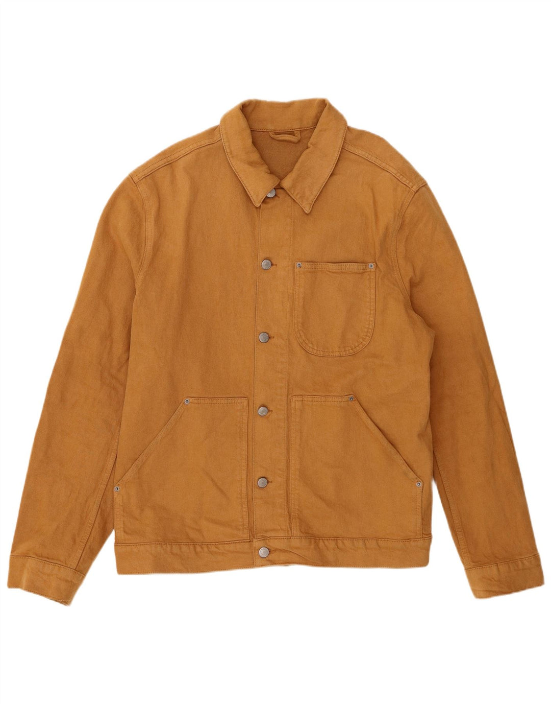 Męska kurtka dżinsowa Zara UK 42 XL Brązowa Lyocell