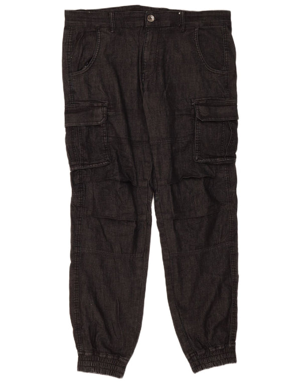 Damskie spodnie joggery Gas XL W36 L31 Szara bawełna