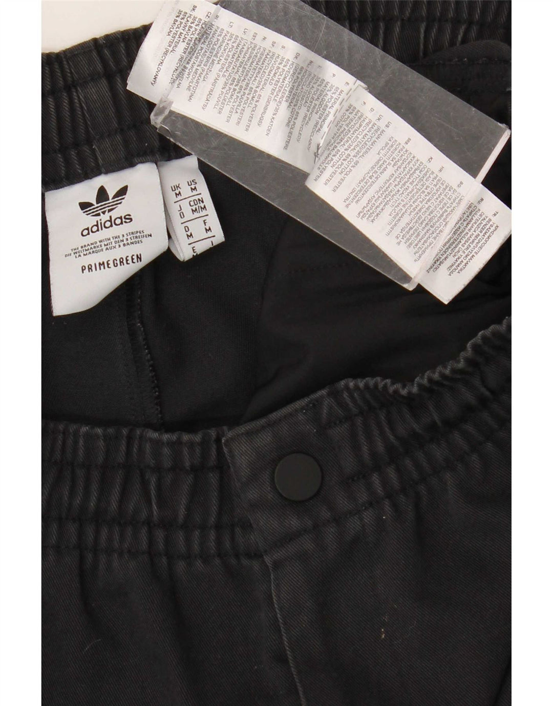Adidas Męskie Zwężane Spodnie Casual Medium W32 L26 Czarny Poliester