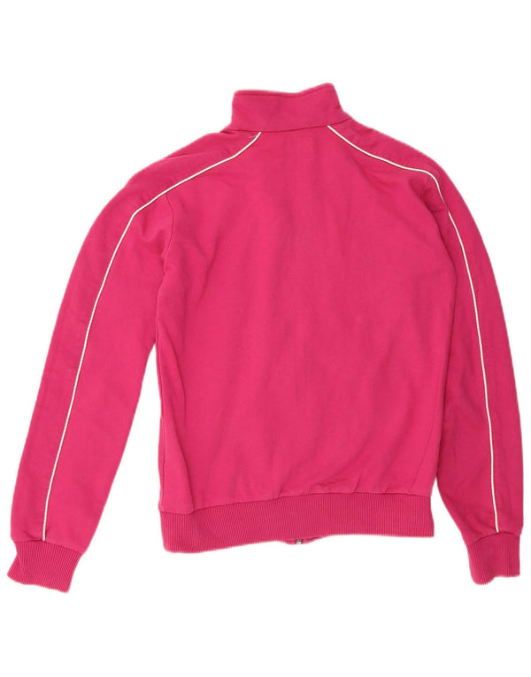 Damska bluza dresowa Kappa UK 14, duża, różowa, bawełniana, sportowa