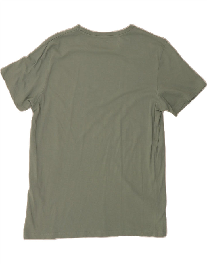 JACK & JONES Mens T-Shirt Top Large Green Cotton Vintage Jack & Jones and Second-Hand Jack & Jones from Messina Hembry 