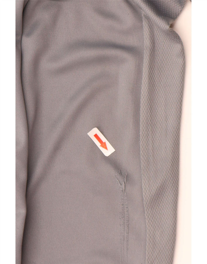 Chłopięce spodnie dresowe Nike Dri Fit na 12-13 lat, duże, szare, poliestrowe