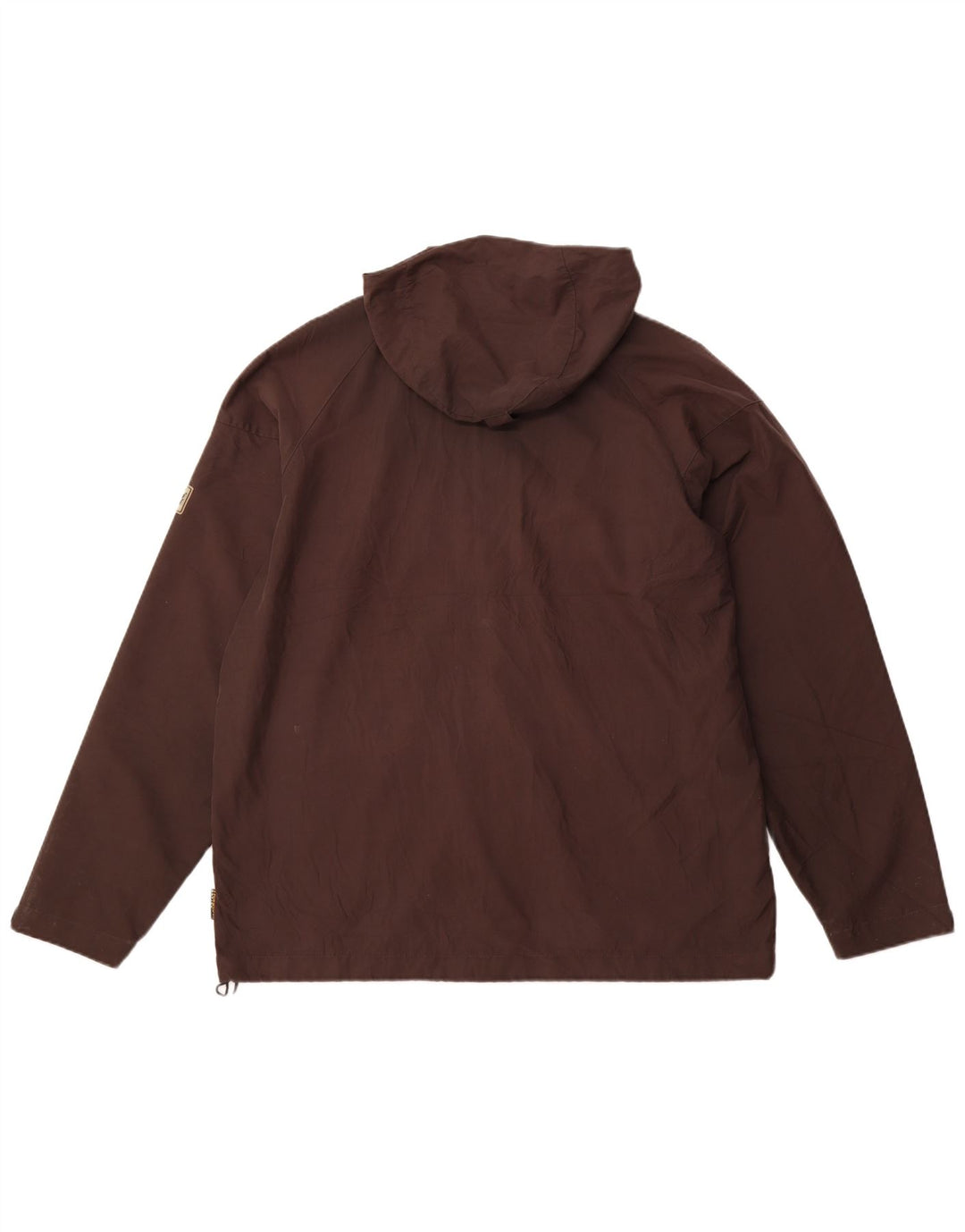 Męska kurtka przeciwdeszczowa z kapturem JACK WOLFSKIN UK 44/46 XL, brązowy poliester