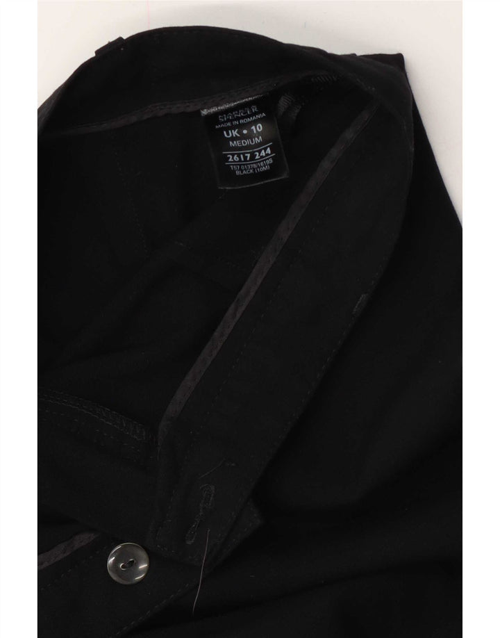 Spodnie damskie Marks & Spencer Bootcut UK 10 Small W27 L29 Czarne