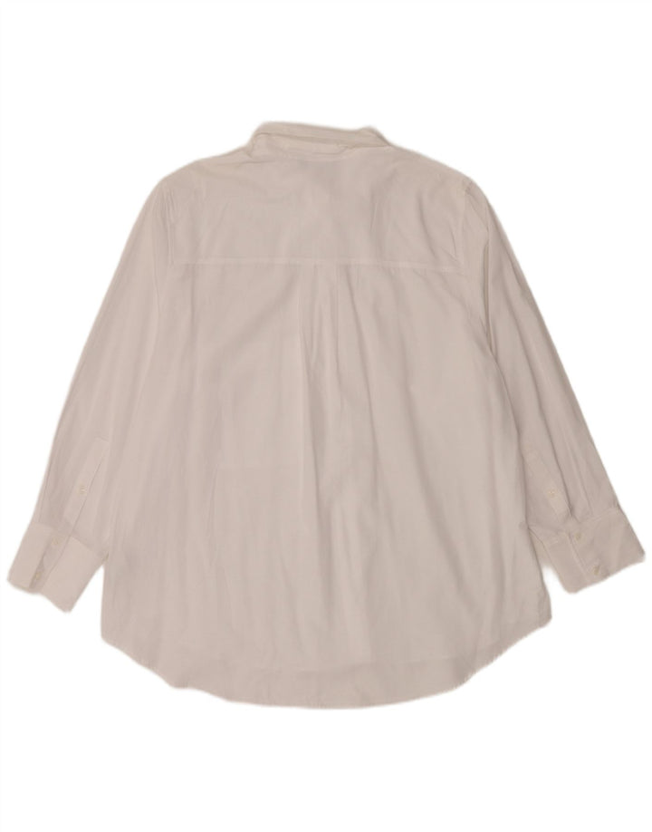 Marks & Spencer Damska koszula oversize UK 18 XL, biała, bawełniana