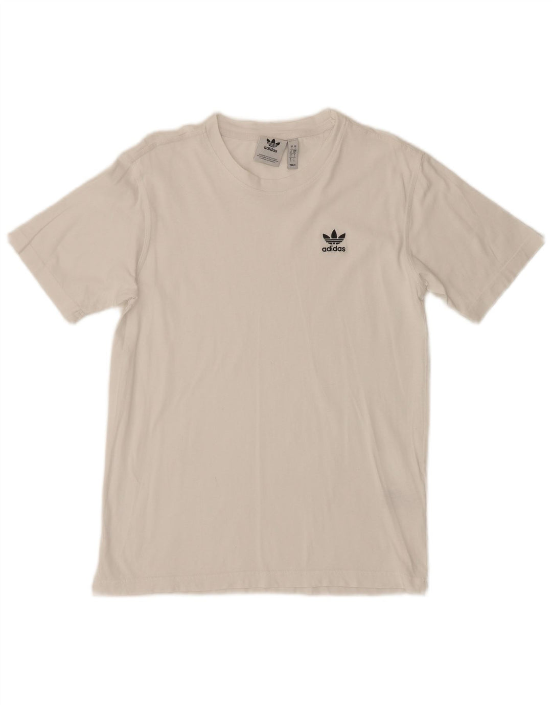 Adidas Męska Koszulka Top Mała Biała Bawełna