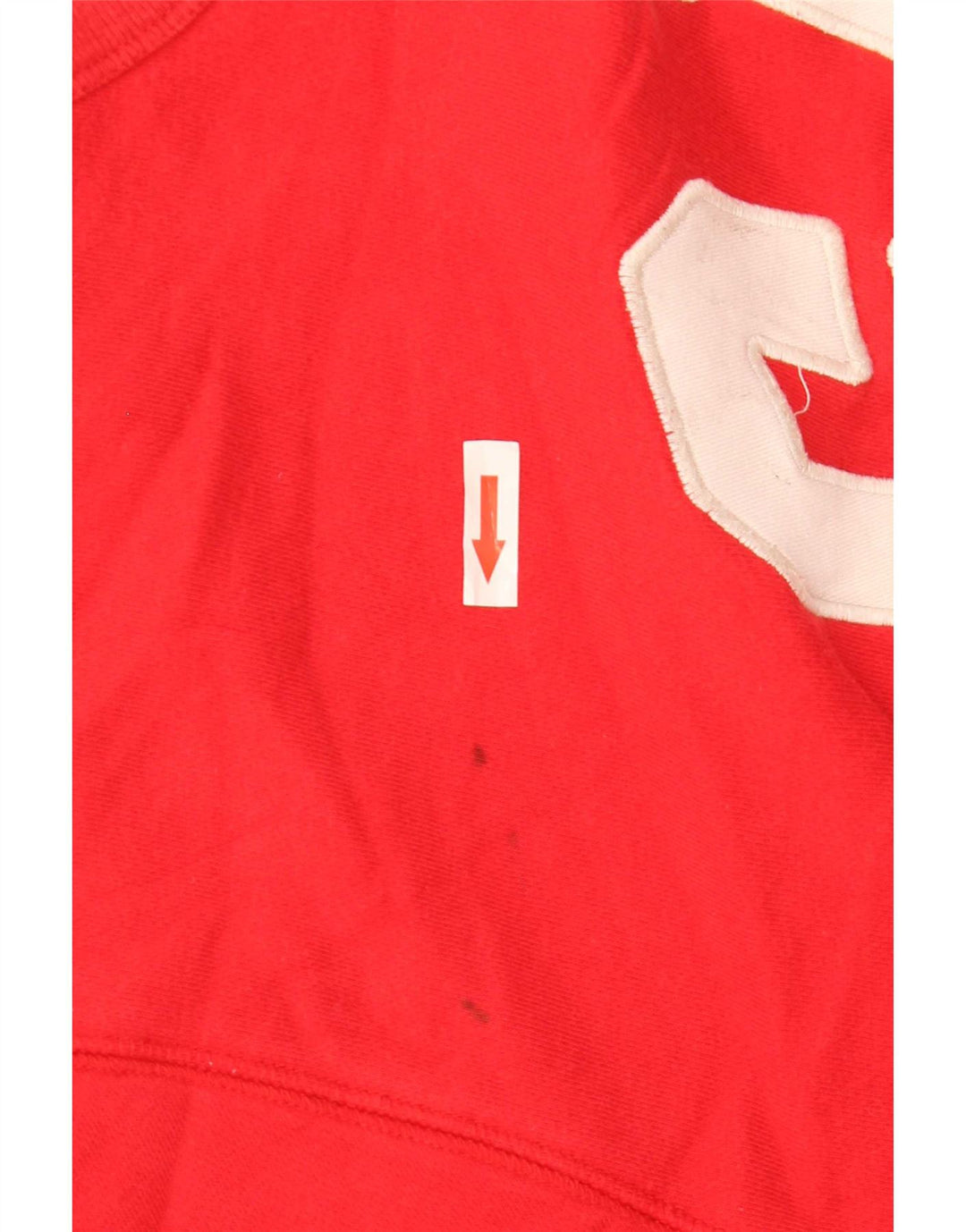 Męski sweter z grafiką Gap 2XL, czerwony, bawełniany