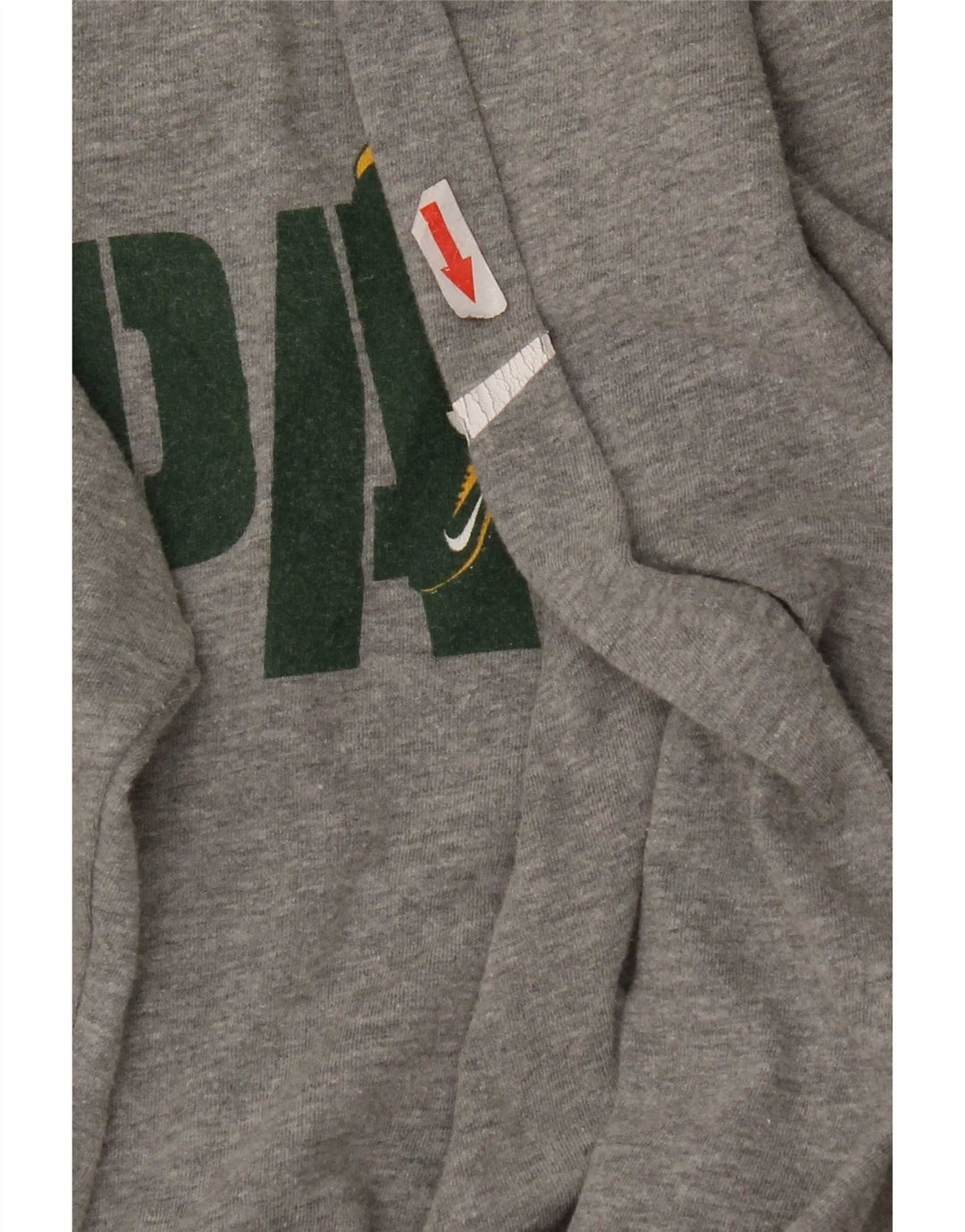 Nike Męskie Packers Graphic Top z długim rękawem, mały, szary, bawełniany