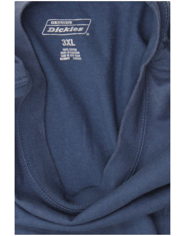 T-shirt męski Dickies Top 3XL, niebieska bawełna