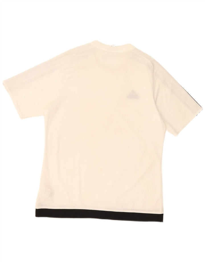 Adidas Męska koszulka Climalite Top, duża, biała, z poliestru