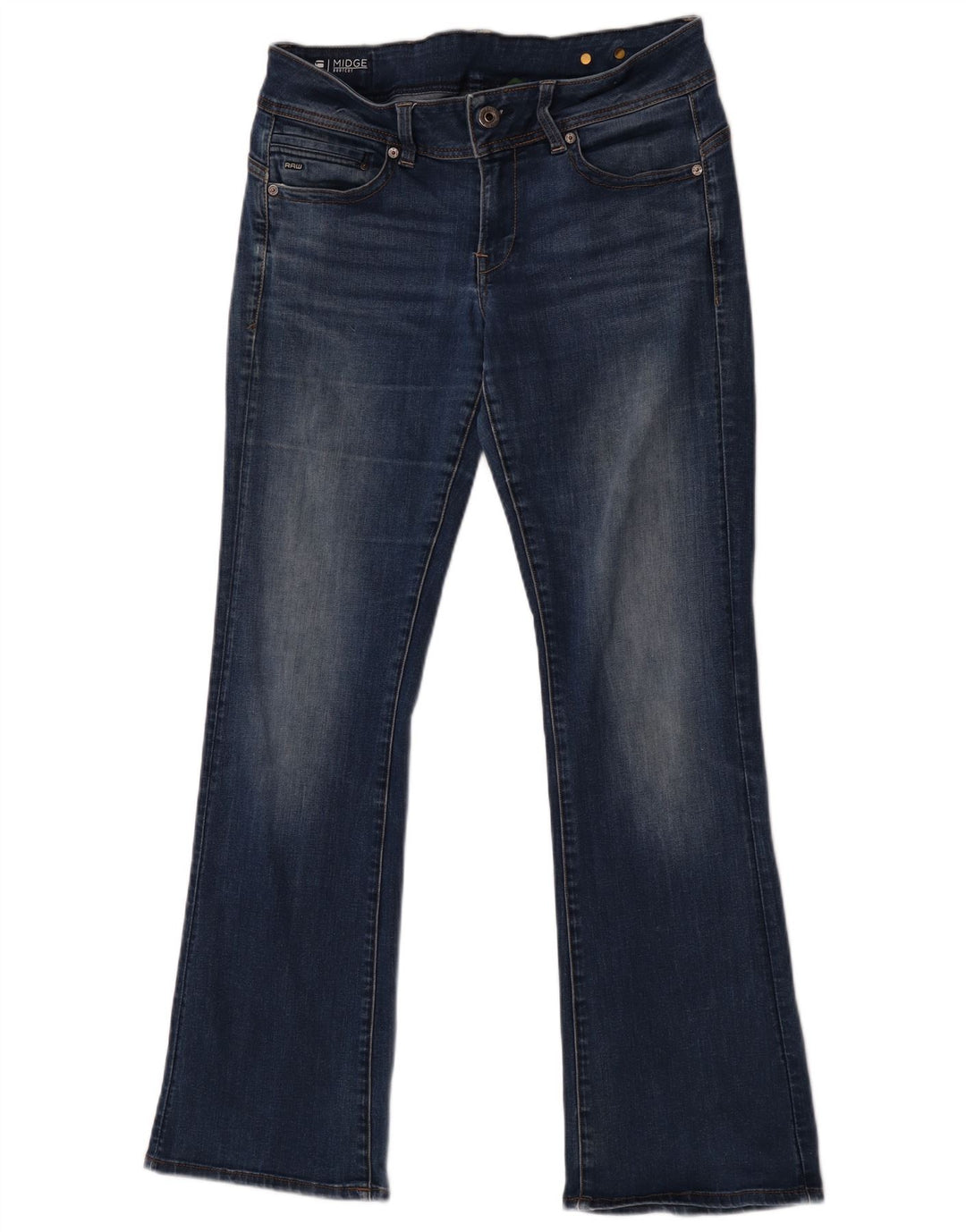 Damskie jeansy G-Star Midge Bootcut W31 L32 Niebieska bawełna