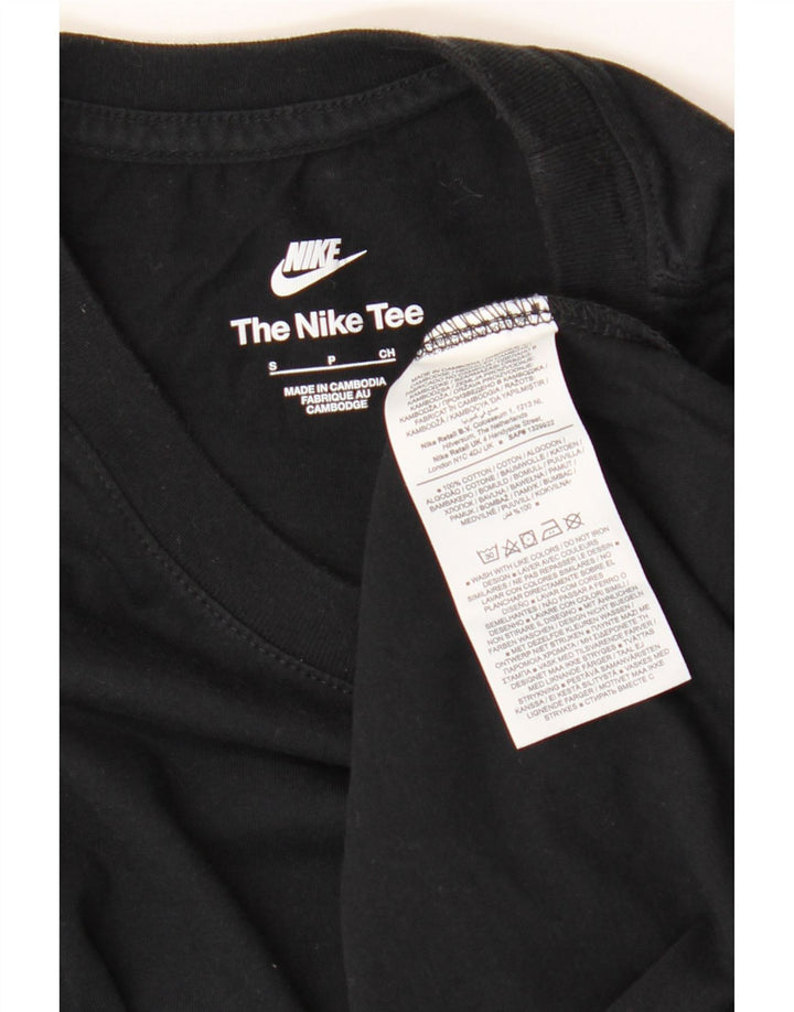 T-shirt męski Nike, mały, czarny, bawełniany