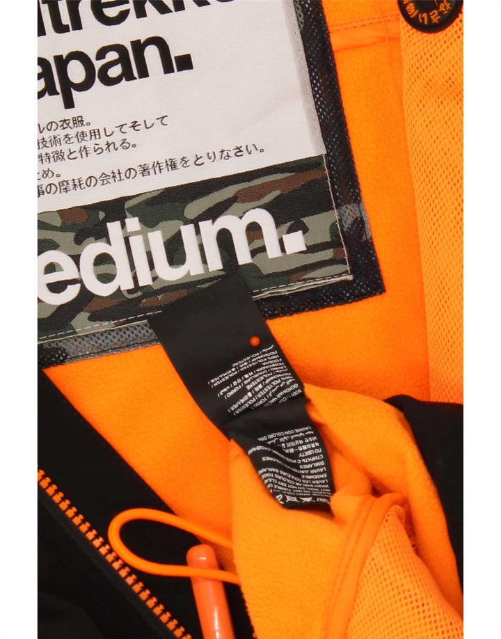 Męska kurtka wiatrówka Superdry The Windtrekker Graphic UK 38, średnia czarna