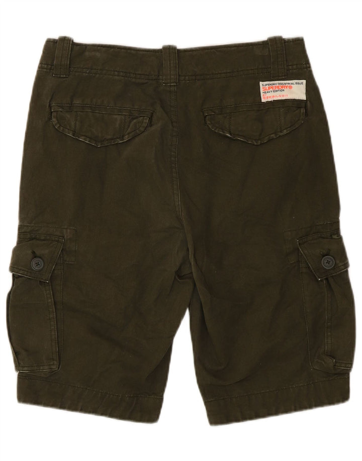 Męskie spodenki cargo Superdry, małe, W29, bawełna khaki
