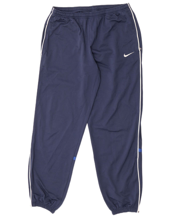 Męskie spodnie dresowe Nike Joggers UK 41/43 Duży granatowy poliester