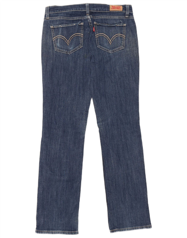 Damskie jeansy Levi's 524 Straight W29 L32 Niebieskie bawełniane