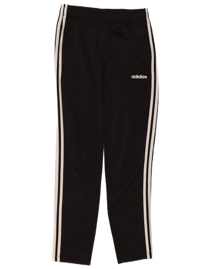 Męskie spodnie dresowe Adidas, małe, czarne, poliestrowe
