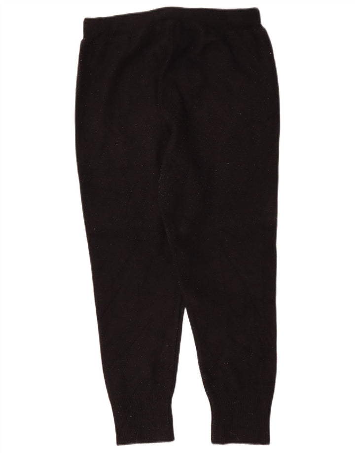 Damskie spodnie dresowe Zara Joggers UK 14 Średnia czarna wiskoza