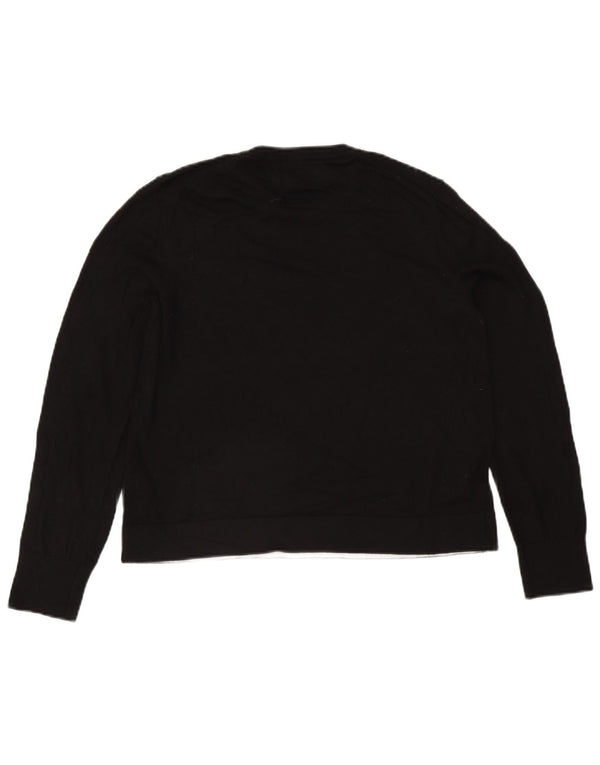 Męski sweter z okrągłym dekoltem Calvin Klein Jeans, UK 16, duży, czarny
