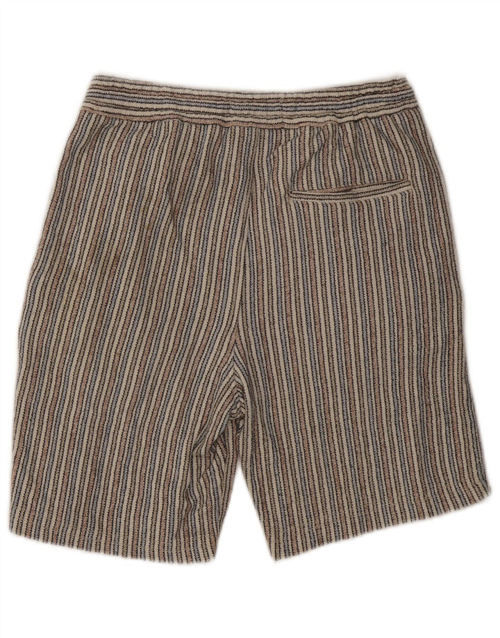 Damskie spodenki chino Zara, małe, W30, wielokolorowe, bawełniane w paski