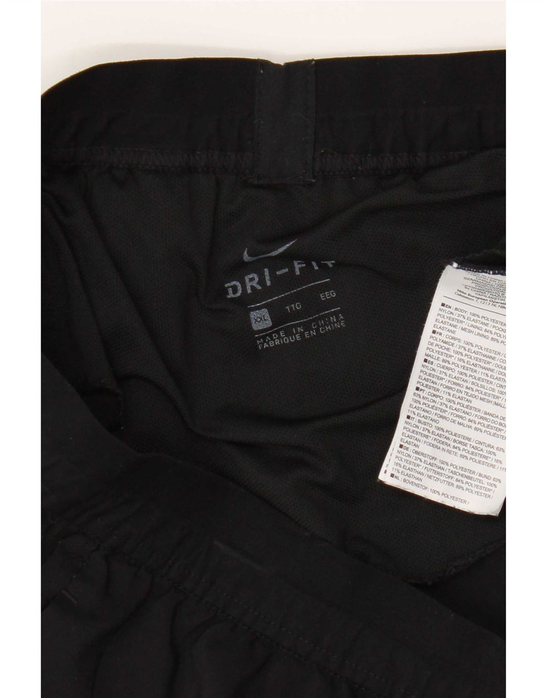 Damskie spodenki sportowe Nike Dri Fit 2XL, czarny poliester