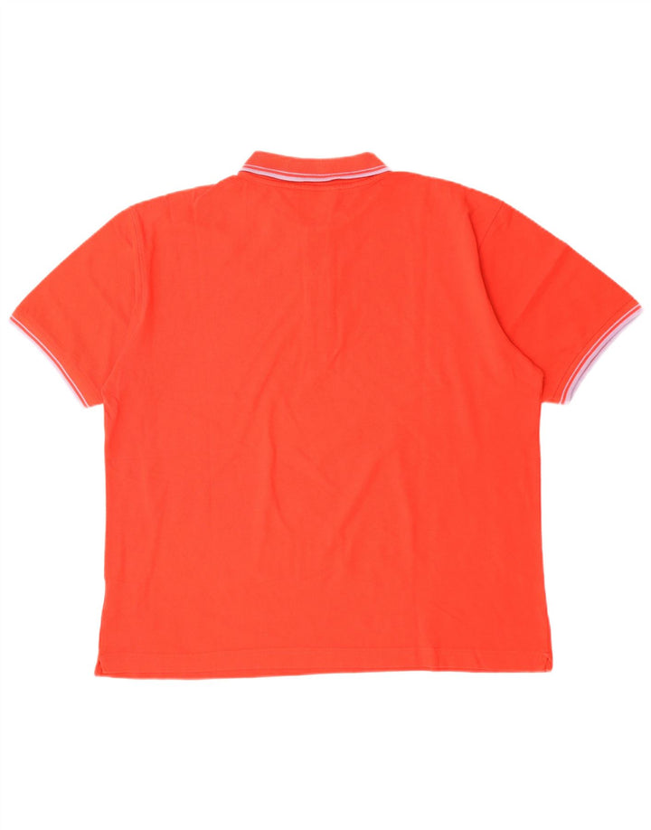 Męska koszulka polo KAPPA, duża, czerwona, bawełniana