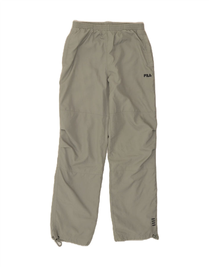 FILA Boys Tracksuit Trousers 11-12 Years  Grey Polyester Vintage Fila and Second-Hand Fila from Messina Hembry 