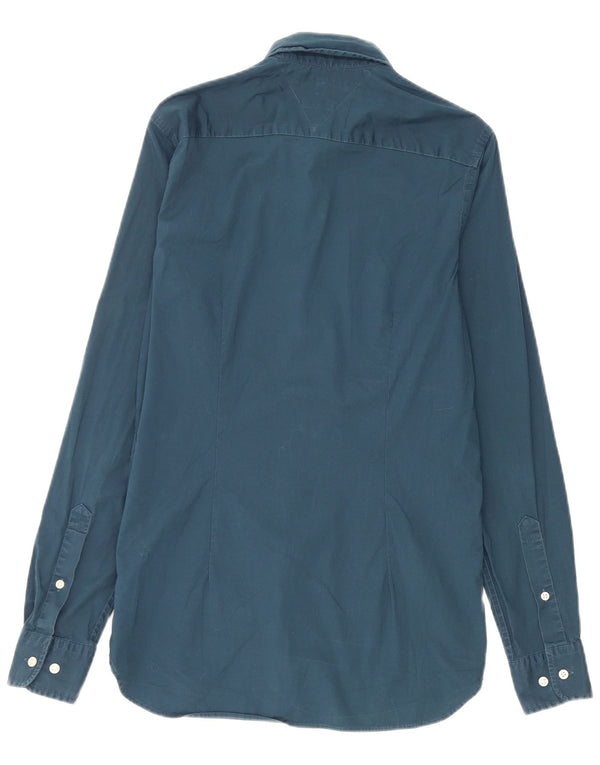 Koszula męska Tommy Hilfiger ze stretchem, slim fit XS, granatowa, bawełniana