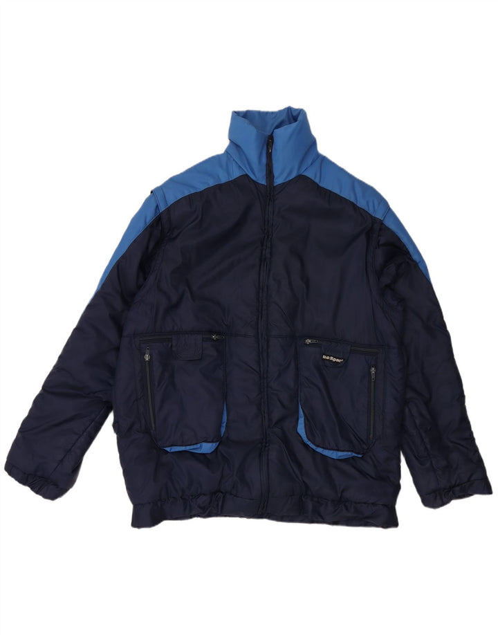 Męska ocieplana kurtka VINTAGE UK 42 XL w kolorze granatowym