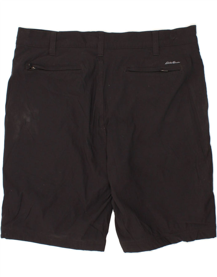 EDDIE BAUER Mens Chino Shorts W40 XL Black Nylon Vintage Eddie Bauer and Second-Hand Eddie Bauer from Messina Hembry 