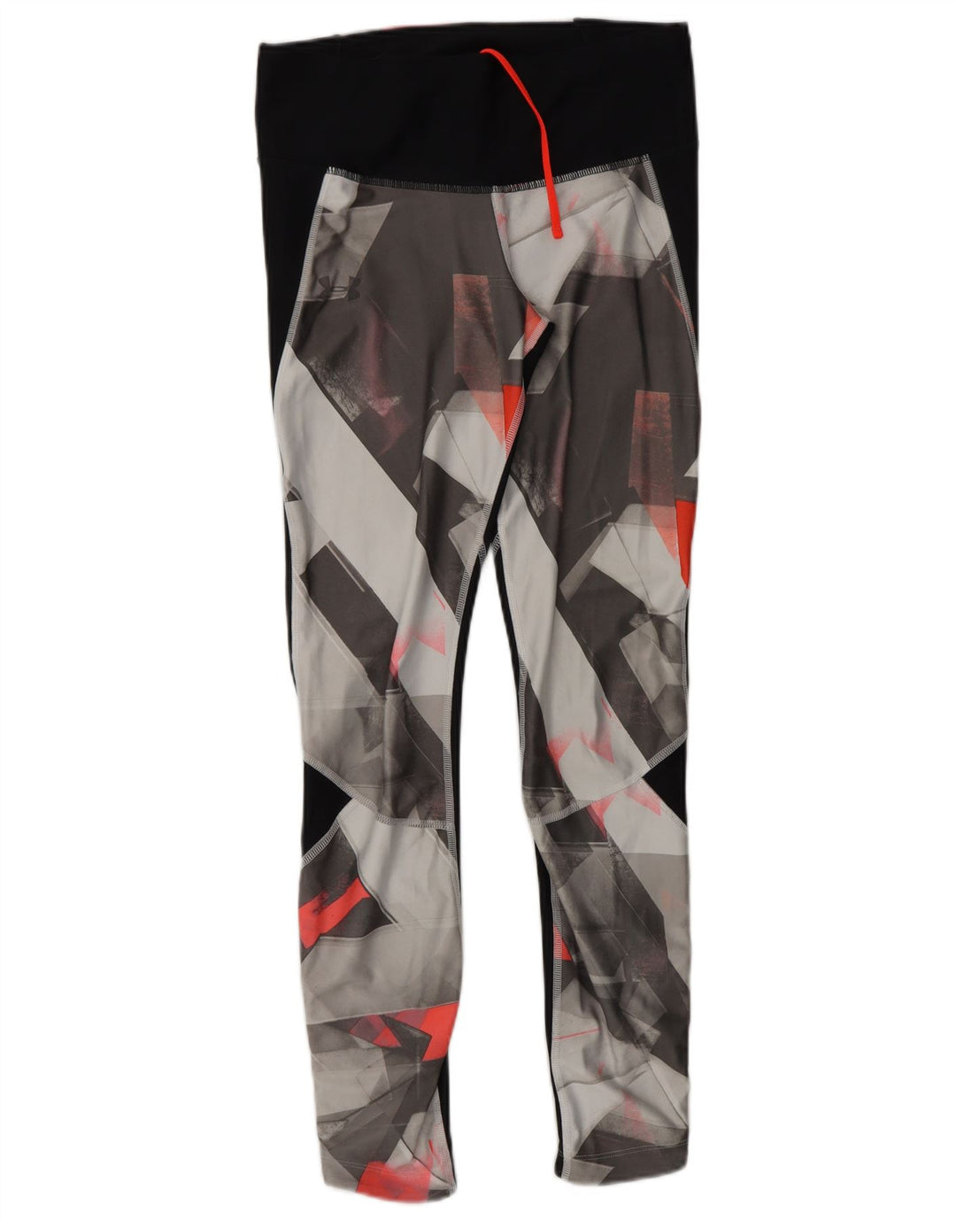 Damskie legginsy UNDER ARMOUR Heat Gear UK 12, średnie czarne geometryczne